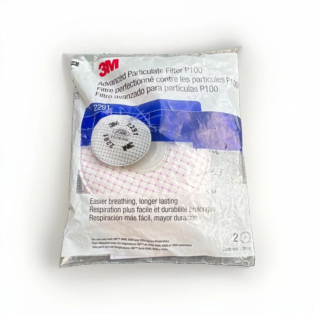 3M 2291 P100 Advanced Particulate Filter Replacement Cartridges 2-Pack
